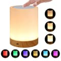 Miniatyrbild 1 av 3: Atmosfärisk bordslampa med touch, flera ljuslägen & dimningsfunktion