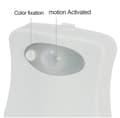 Miniatyrbild 5 av 7: 8 färger LED-toalett lampa Rörelsesensor Midnattsljus