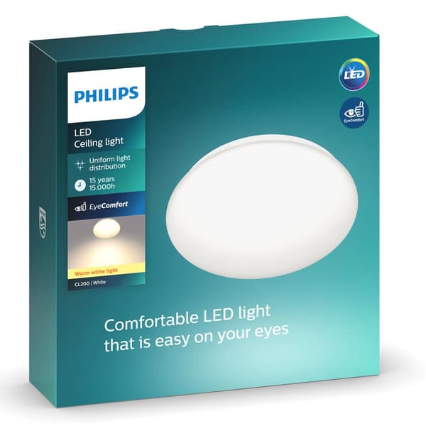 CL200 Plafond 225mm 6W 600 2700K Varmvitt