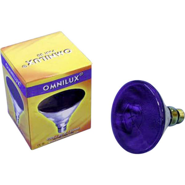 Eurolite Par-38 FL blau Halogen ljuseffektslampa 230 V E27 80 W Blå dimbar