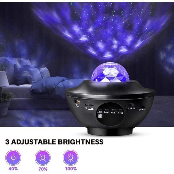 Stjärnprojektor LED Galaxy Light / Nattlampa / Stjärnlampa Lampa