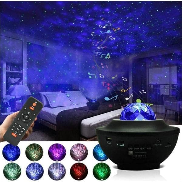 LED Galaxy Light - tähtilamppu / yölamppu Tähtiprojektori