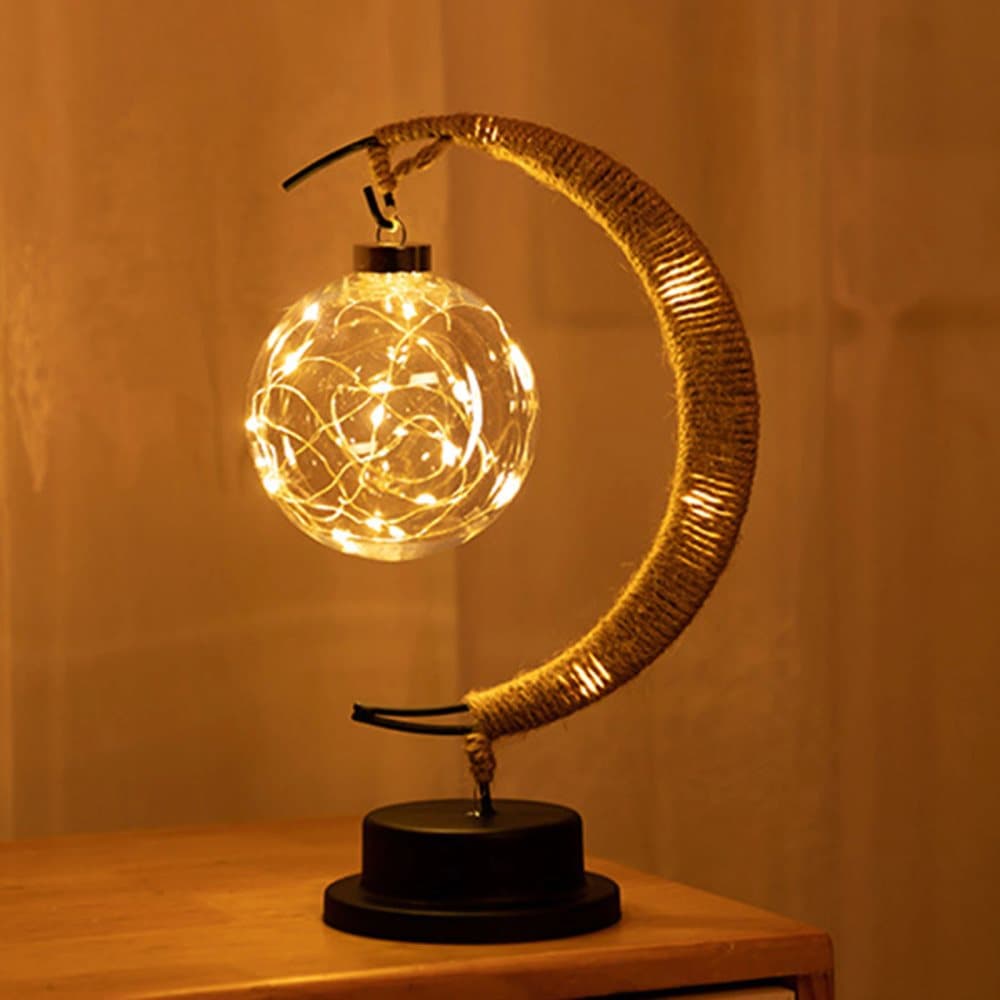 Förtrollad Månlampa, LED lampa, ljusslinga
