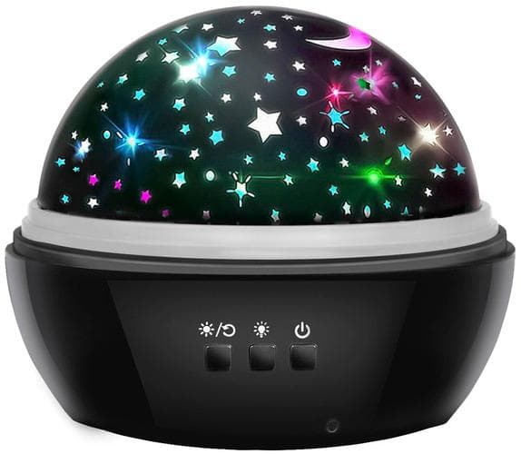 Stjärnprojektor LED Galaxy Light / Nattlampa / Stjärnlampa Lampa - Svart