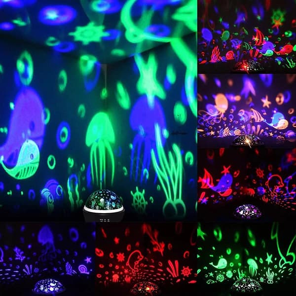 Stjerneprojektor LED Galaxy Light / Natlampe / Stjernelampe Lampe