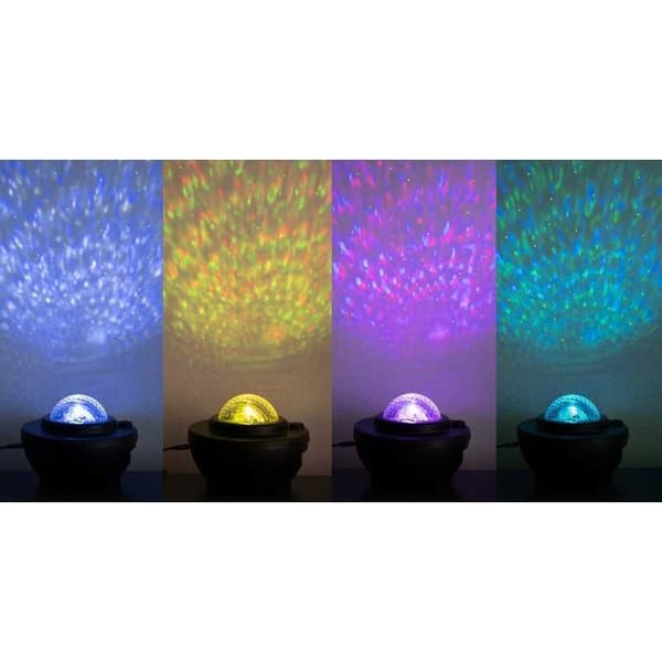 Stjärnprojektor Rymdlampa LED med Inbyggd Bluetooth Högtalare