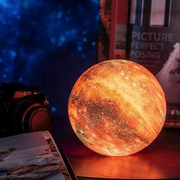 3D Mån Nattlampa med 20st Olika Lägen