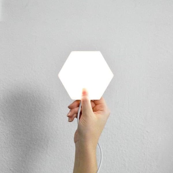Kuusikulmaiset LED Light - levyt kaukosäätimellä