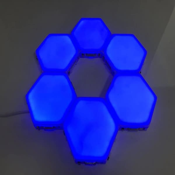 Kuusikulmaiset LED Light - levyt kaukosäätimellä