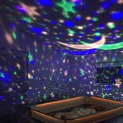 Nattlampa för Barn - Projektor / Lampa med Stjärnor - Blå