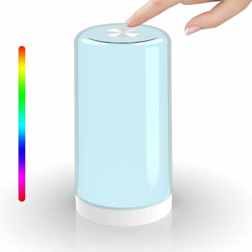 LED Touch Control Dæmpbar natlampe ved sengekanten USB-tilsluttet lampe 
