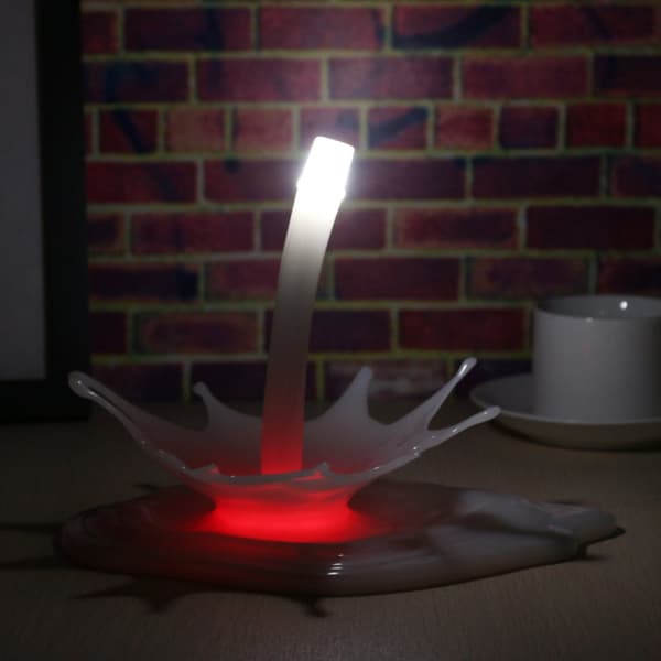 3D USB LED-lampa hälla vinflaska Lampa Nattljus Bord Skrivbord Touch Control