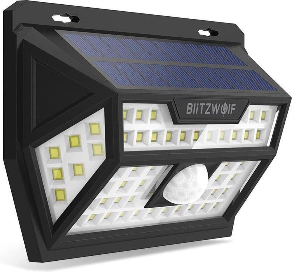 Smart rörelsesensor 62 LED-vägglampa - solcellskontroll - vattentät