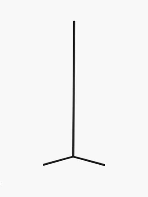 LED golvlampa - Hörnlampa - Inkl fjärrkontroll - RGB - Svart - Stående lampa