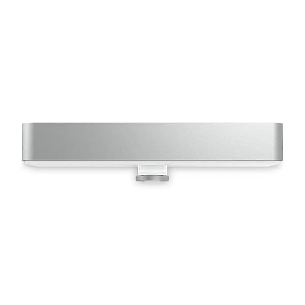 STEINEL Vägglampa utomhus Xsolar SOL-O S solcellslampa med sensor 3000K IP44 - Silver