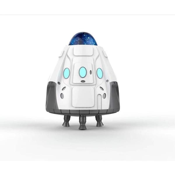 Stjärnprojektor Rymdskepp LED Nattlampa Stjärnlampa Lampa