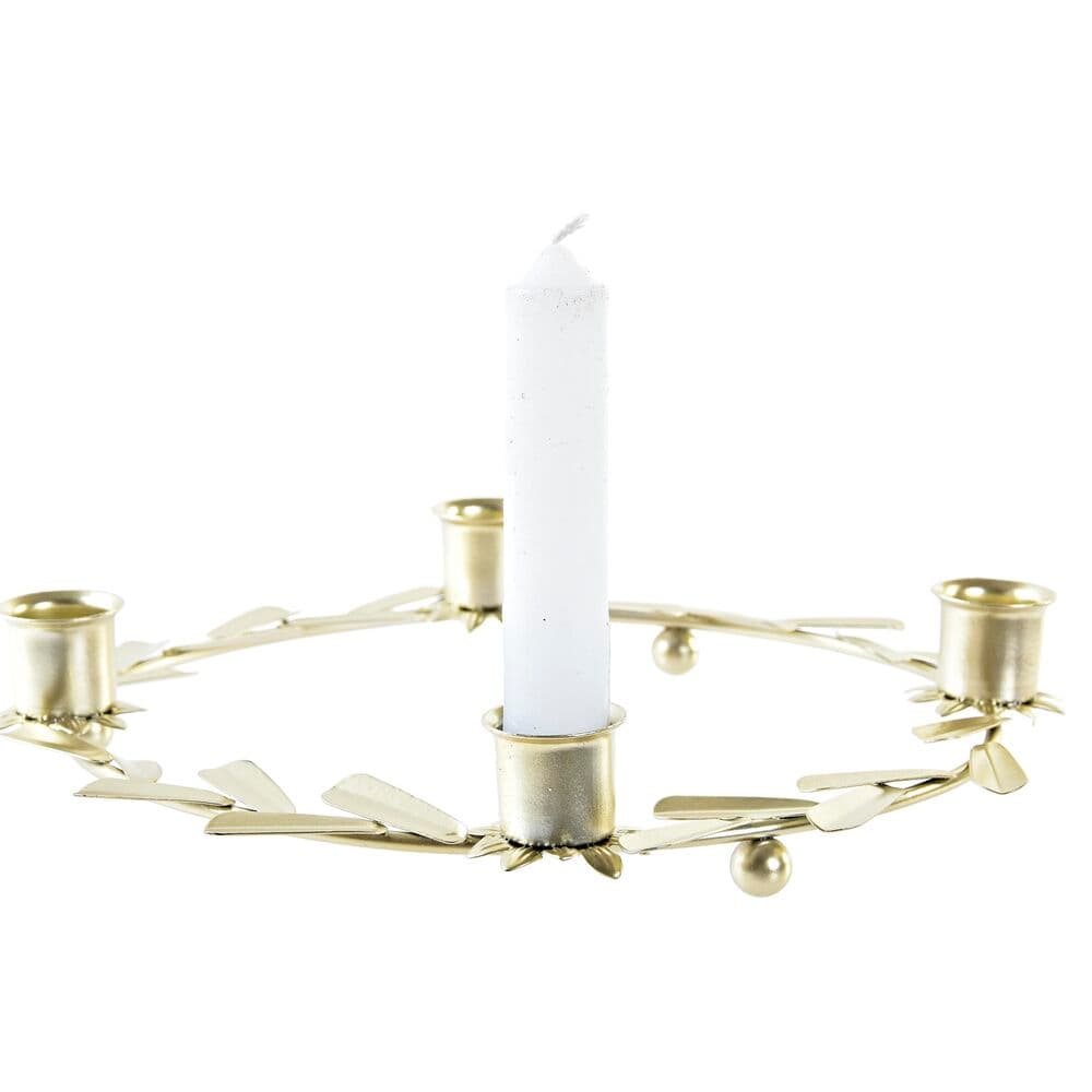 Bordsdekoration DKD Home Decor Jul Metall (25 x 25 x 4 cm)