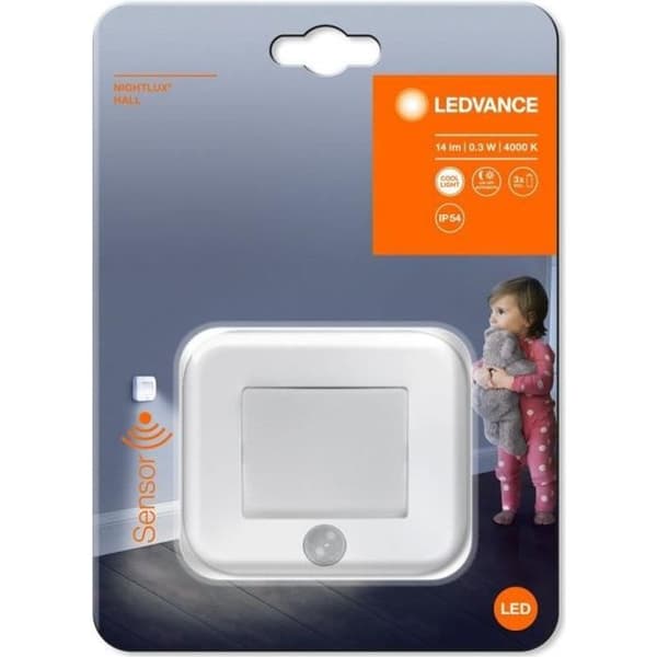LEDVANCE Nightlux Hall nattlampa - IP54 - Vit