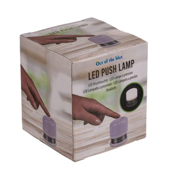 LED-lampa / Trycklampa - 6 cm