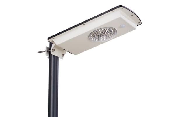 Allt-i-ett solcellslampa med PIR-sensor Modell: DJ603-9W-02