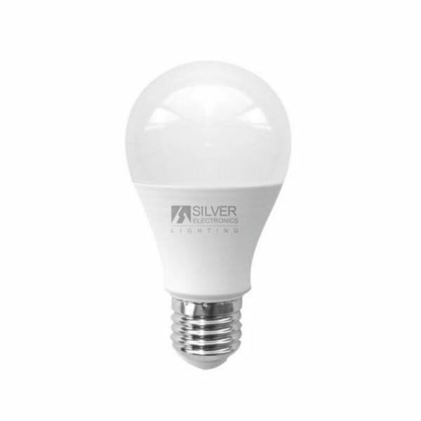 Pyöreä LED-polttimo Silver Electronics ECO E27 15W Valkoinen valo - 3000K