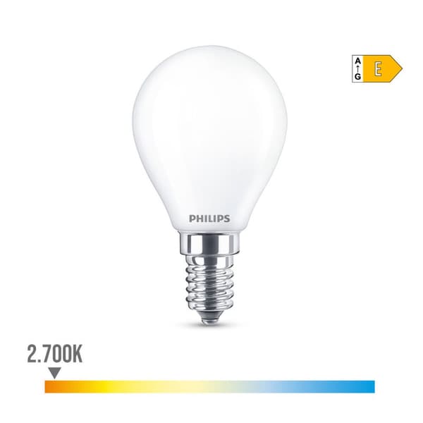 LED-lampe Philips E 6.5 W 6,5 W 60 W E14 806 lm Ø 4,5 x 8 cm (2700 K)