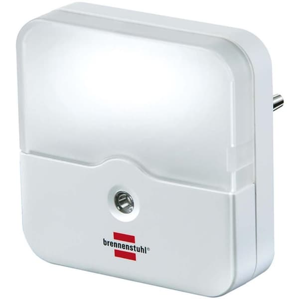 Brennenstuhl Square LED Orienteringslys / Natlys Med Twilight Sensor Hvid