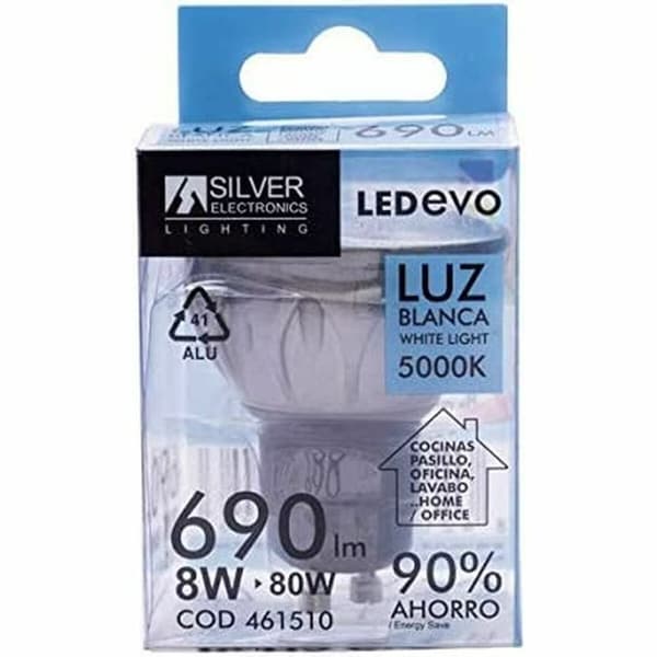 LED-lampe Silver Electronics Dicroica LED EVO 8W GU10 5000K 8 W 5000K