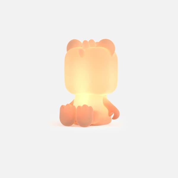 Søt Nattlampe Dino Multicolor