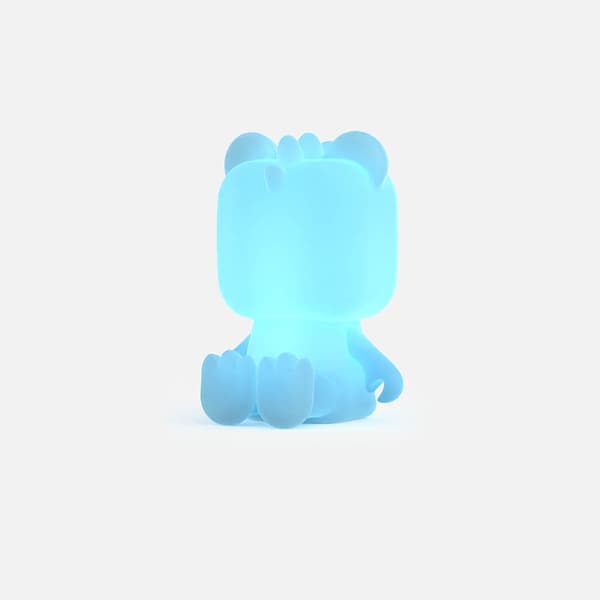 Søt Nattlampe Dino Multicolor