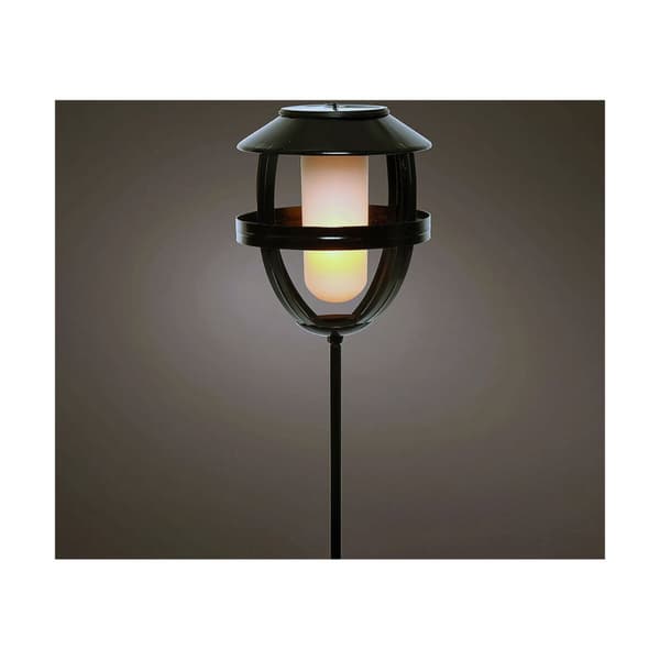 Sollampa Lumineo 898216 Svart Järn 63 cm Eldslågeeffekt Fackla