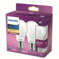 Miniatyrbillede 2 af 4: LED-lampe Philips Equivalent 100 W E27 Hvid D (2700 K) (2 enheder)