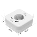 Pikkukuva 6 / 10: Hama Led yövalaisin Stopcontact 2 USB-portilla sekä liike- ja valoanturit