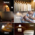 Miniatyrbild 4 av 4: Migimi LED-väggnattljus Rörelsesensor, ljussensor, [3-pack] Inomhusbelysning för babyrum Vardagsrum G