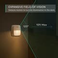 Miniatyrbild 3 av 4: [Pack of 3] Lumi Night Light - SIKSOG - Självhäftande vägglampa med varmfärgad LED, rörelsesensor, ljussensor