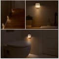 Miniatyrbild 4 av 4: [Pack of 3] Lumi Night Light - SIKSOG - Självhäftande vägglampa med varmfärgad LED, rörelsesensor, ljussensor