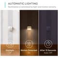 Miniatyrbild 2 av 4: [Pack of 3] Lumi Night Light - SIKSOG - Självhäftande vägglampa med varmfärgad LED, rörelsesensor, ljussensor