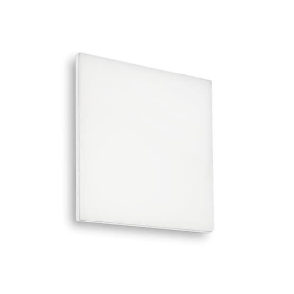 Utomhus LED Square Single Flush Vit IP65, 3000K