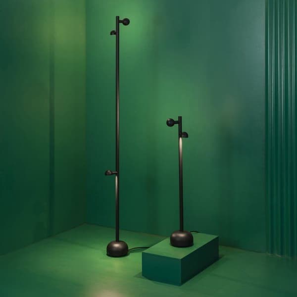 BROT Golvlampa - Faro Barcelona - Svart - Modern skandinavisk stil - LED 20W 2700K - IP 65