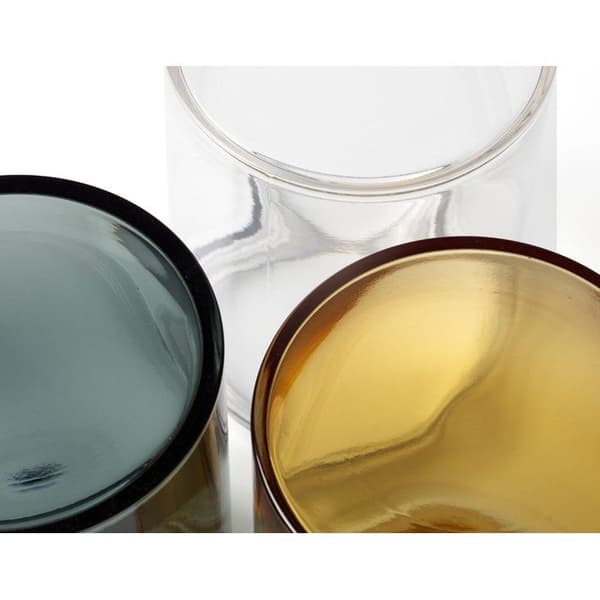 Mörkgrå ram med amberfärgat glas H700 KILA 71751