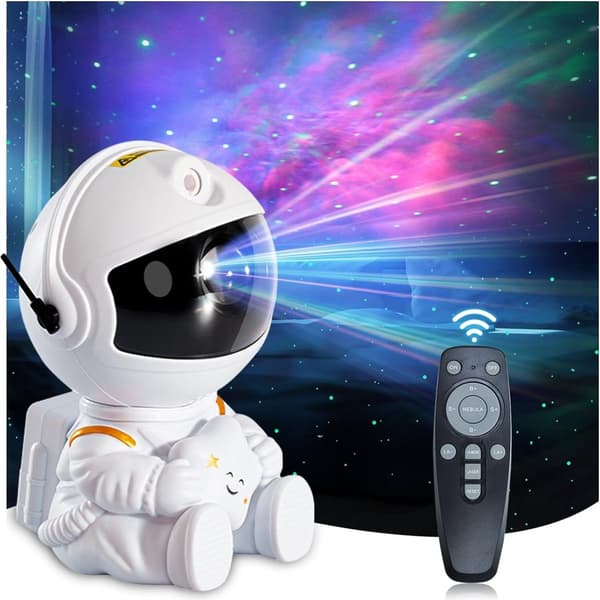 Astronaut Nattlampa / Galaxylampa med Fjärrkontroll - Nepula Stjärnhimmelprojektor Astronaut Nattlampa / Galaxylampa med Fjärrkontroll - Nepula Stjärnhimmelprojektor