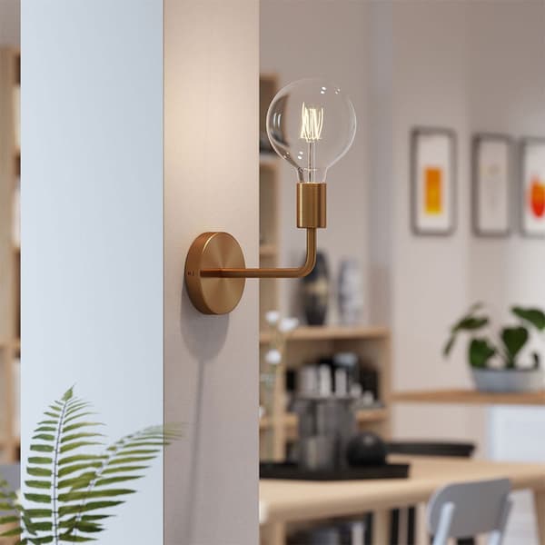 Creative Cables Vägglampa Minimal Metal Guld