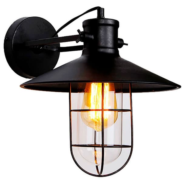 Edm Vägglampa Vintage 32103 E27 60w Svart