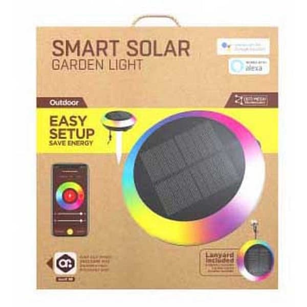 Muvit Io Solar Trädgårdsljus Smart Wireless Mesh Svart