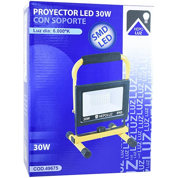 Hepoluz Tuen Kanssa Led 30w 6000k Valonheitin Kultainen