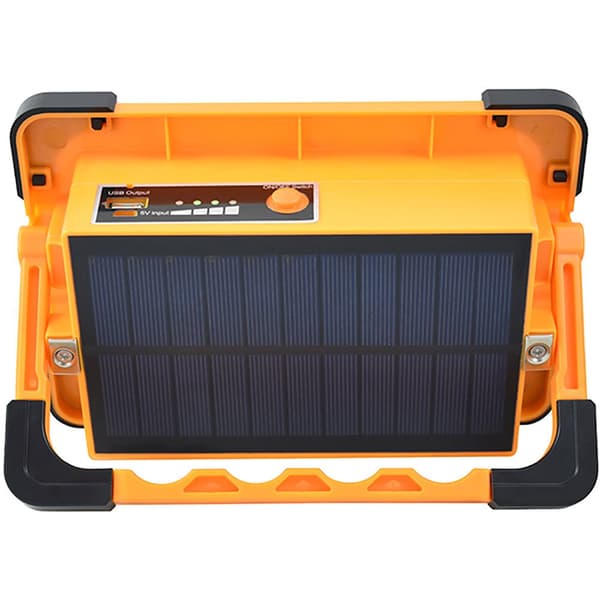 Hepoluz Uppladdningsbar Solar Led Strålkastare 6000k 20w 6000k Silver
