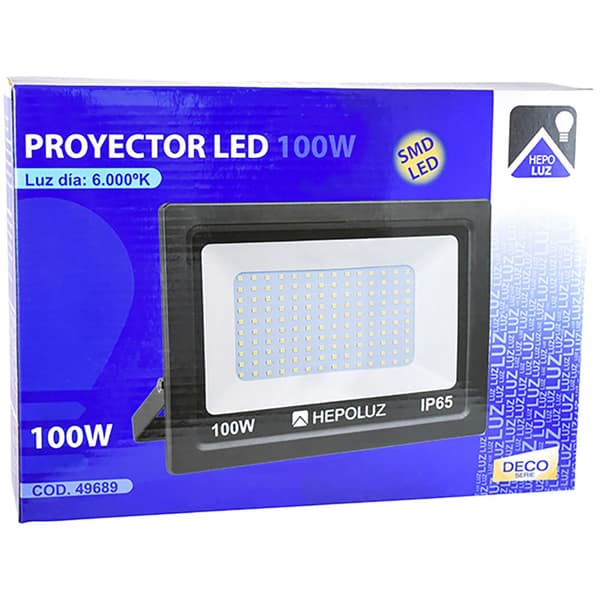 Hepoluz Led Smd 100w 6000k Strålkastare Silver