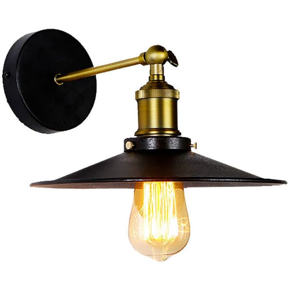 Edm Vägglampa Vintage 32100 E27 60w Svart