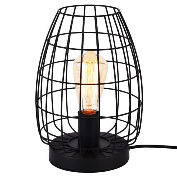 Edm Skrivebordslampe 32118 60w Sort