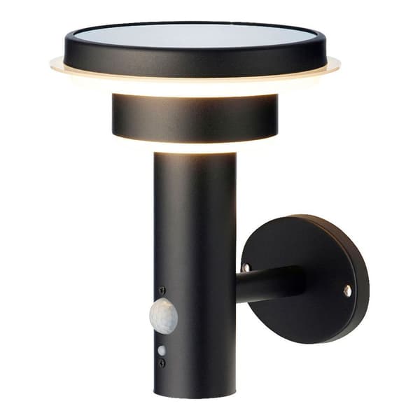 Lumineo Solcellslampa I Metall 71299 Svart